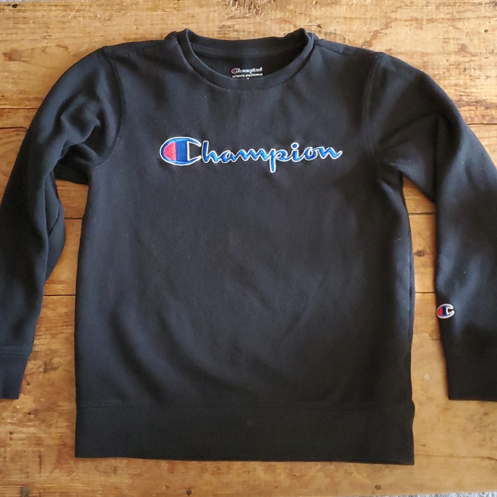 Champion Crewneck Sweatshirt 10 12 Medium Boys